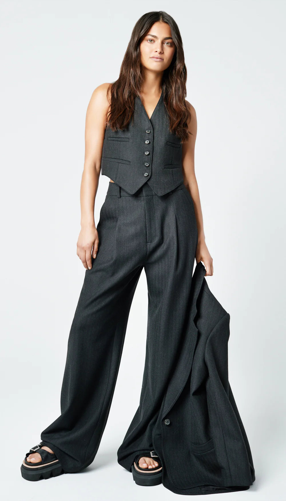 smythe pleated trouser