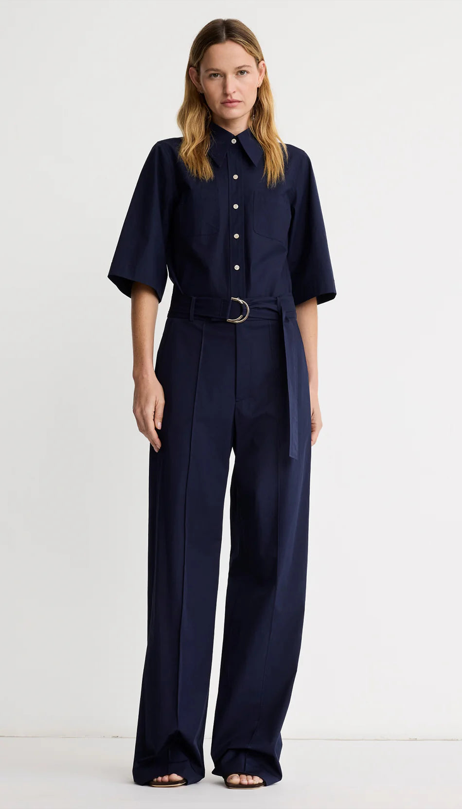 smythe straight leg d-ring trouser