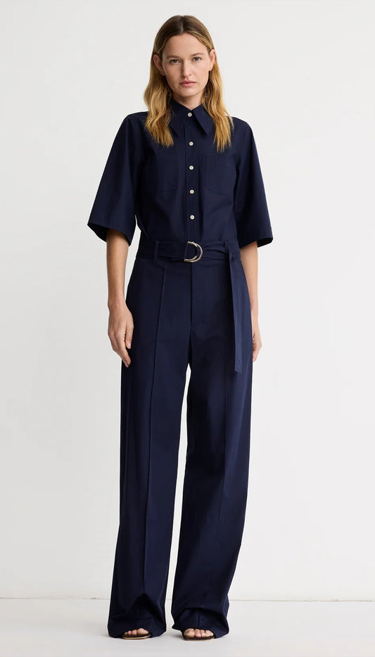 smythe straight leg d-ring trouser