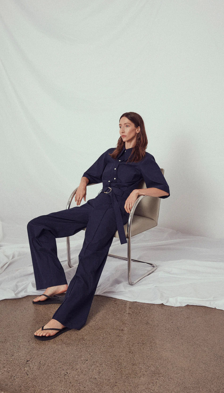 smythe straight leg d-ring trouser