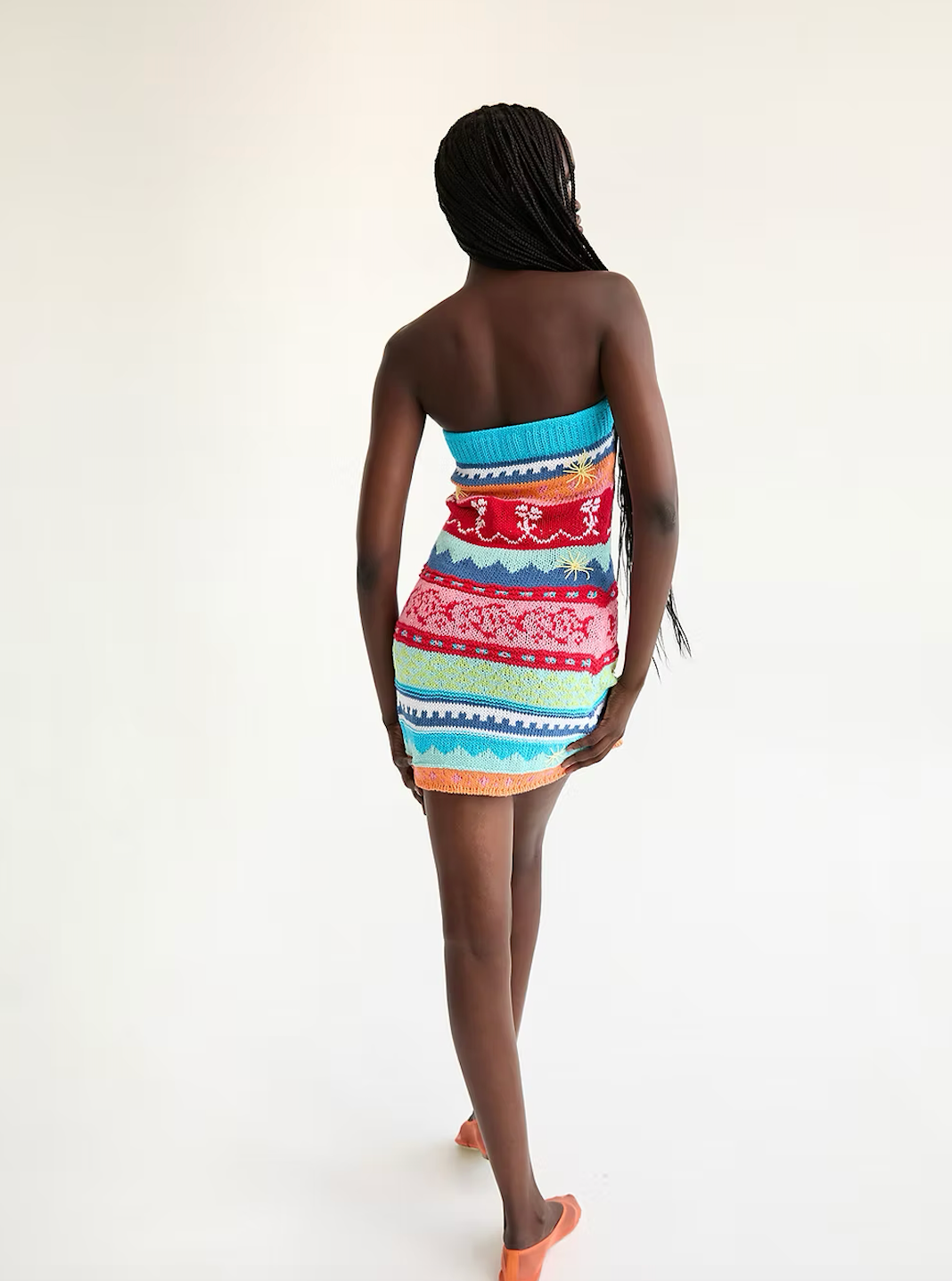 tach salma knitted mini dress