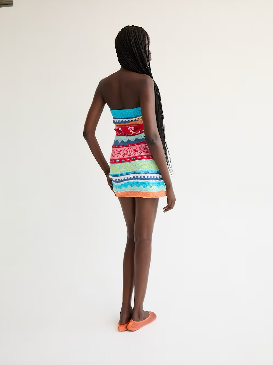 tach salma knitted mini dress