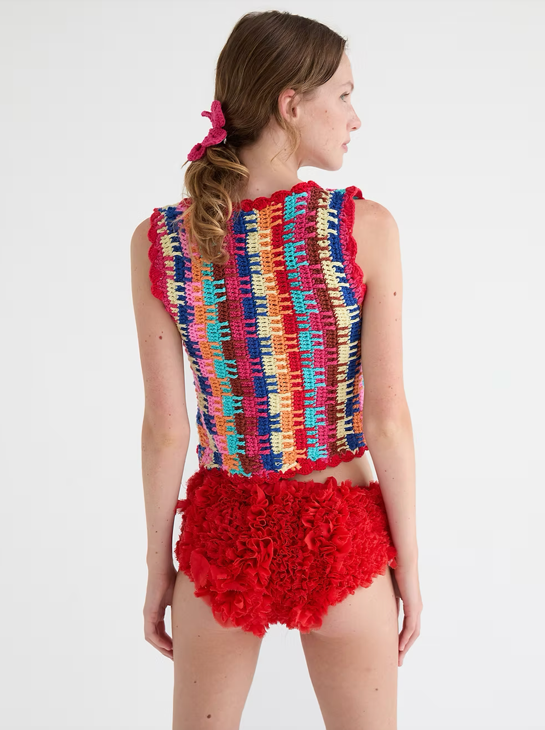 tach shelly crochet top