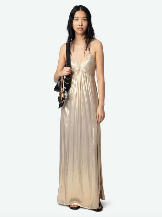 zadig&voltaire rayon satin dress