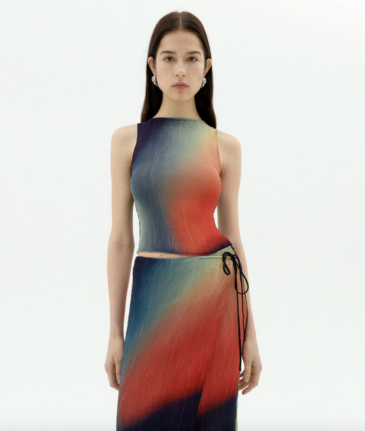 thinking mu pleated dora top