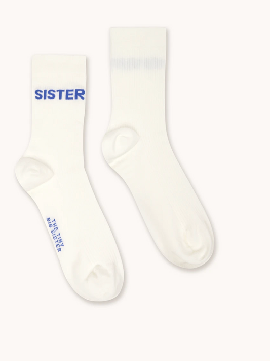 the tiny big sister sister socks