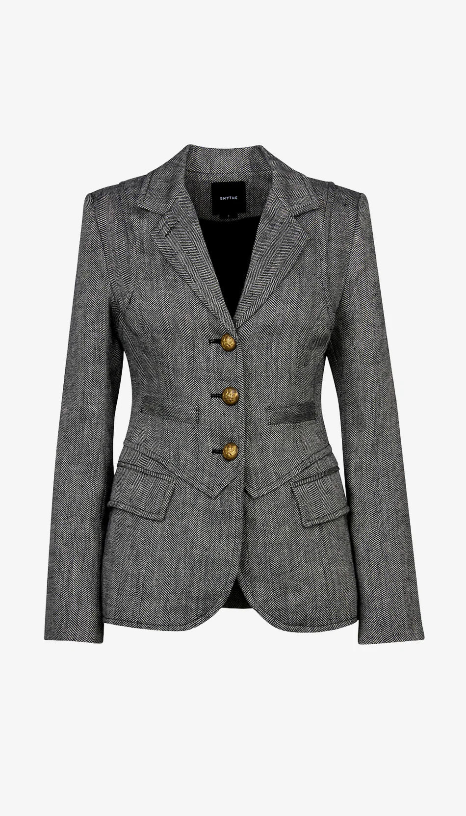 smythe three button blazer