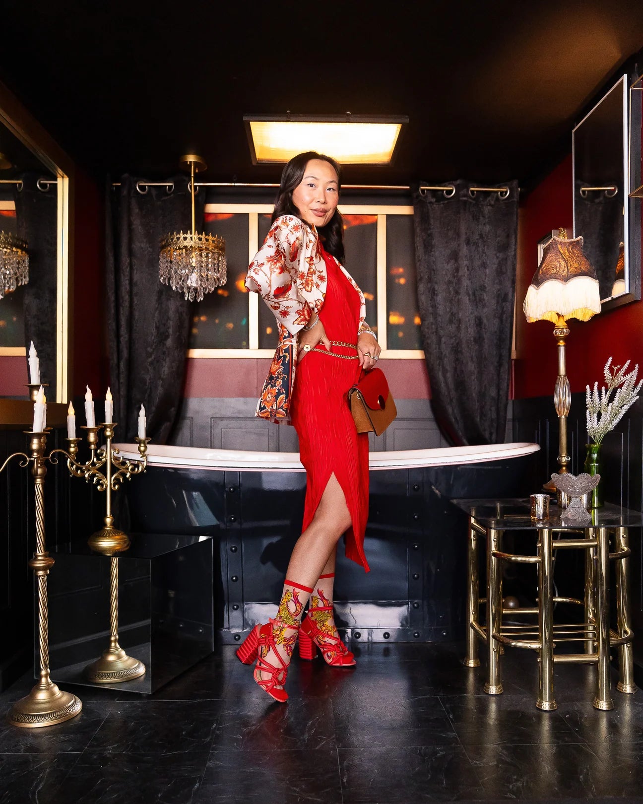 sock candy flaming cheetah sheer sock