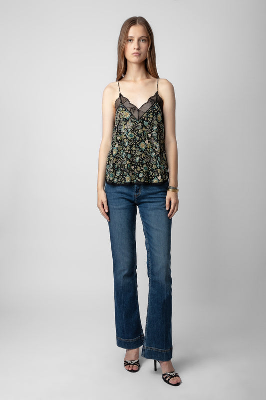 zadig&voltaire christy bali strass camisole