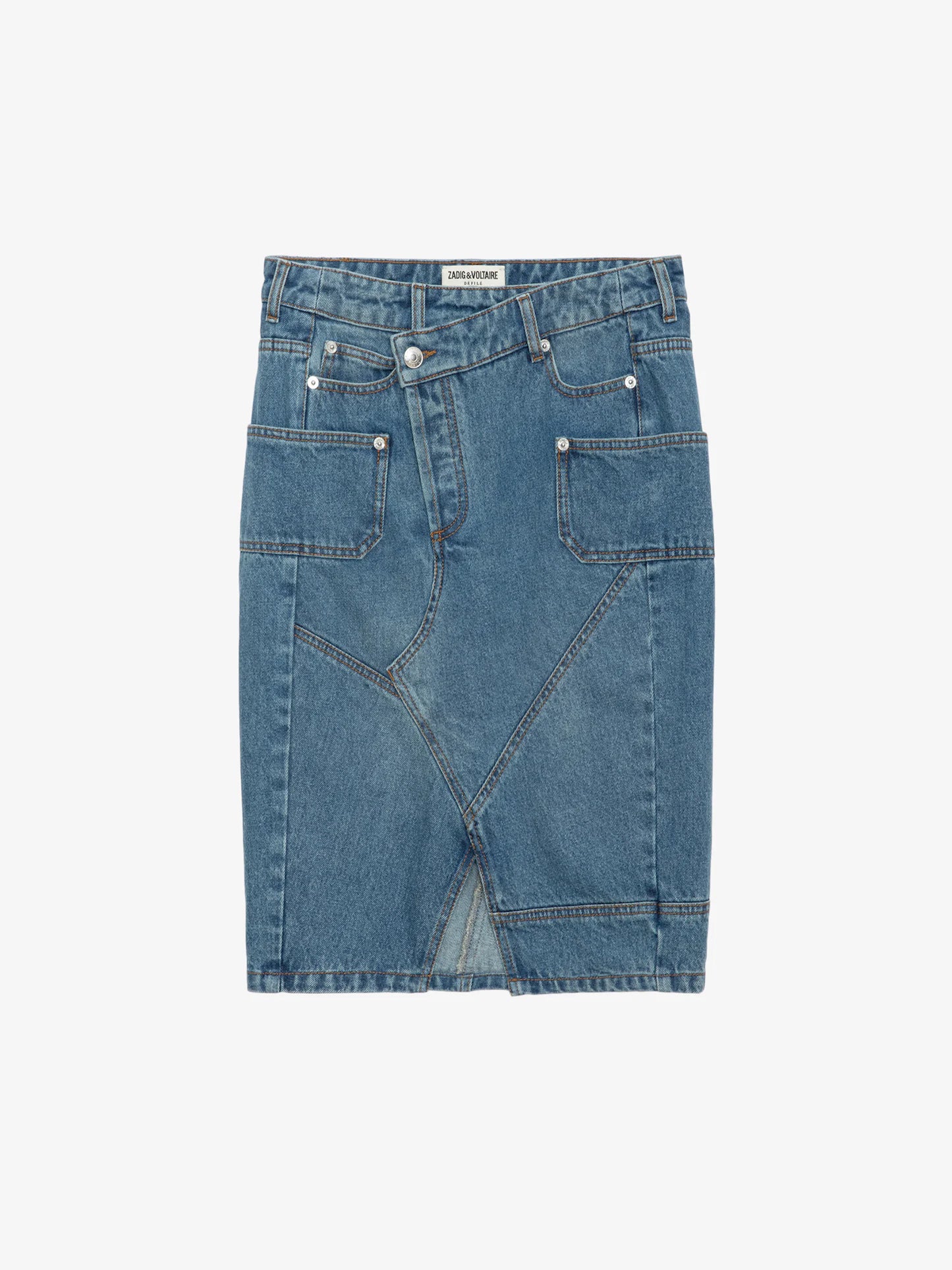 zadig&voltaire jinko denim skirt