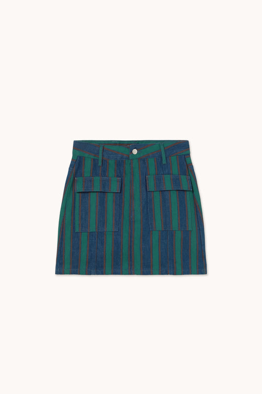 the tiny big sister striped mini skirt