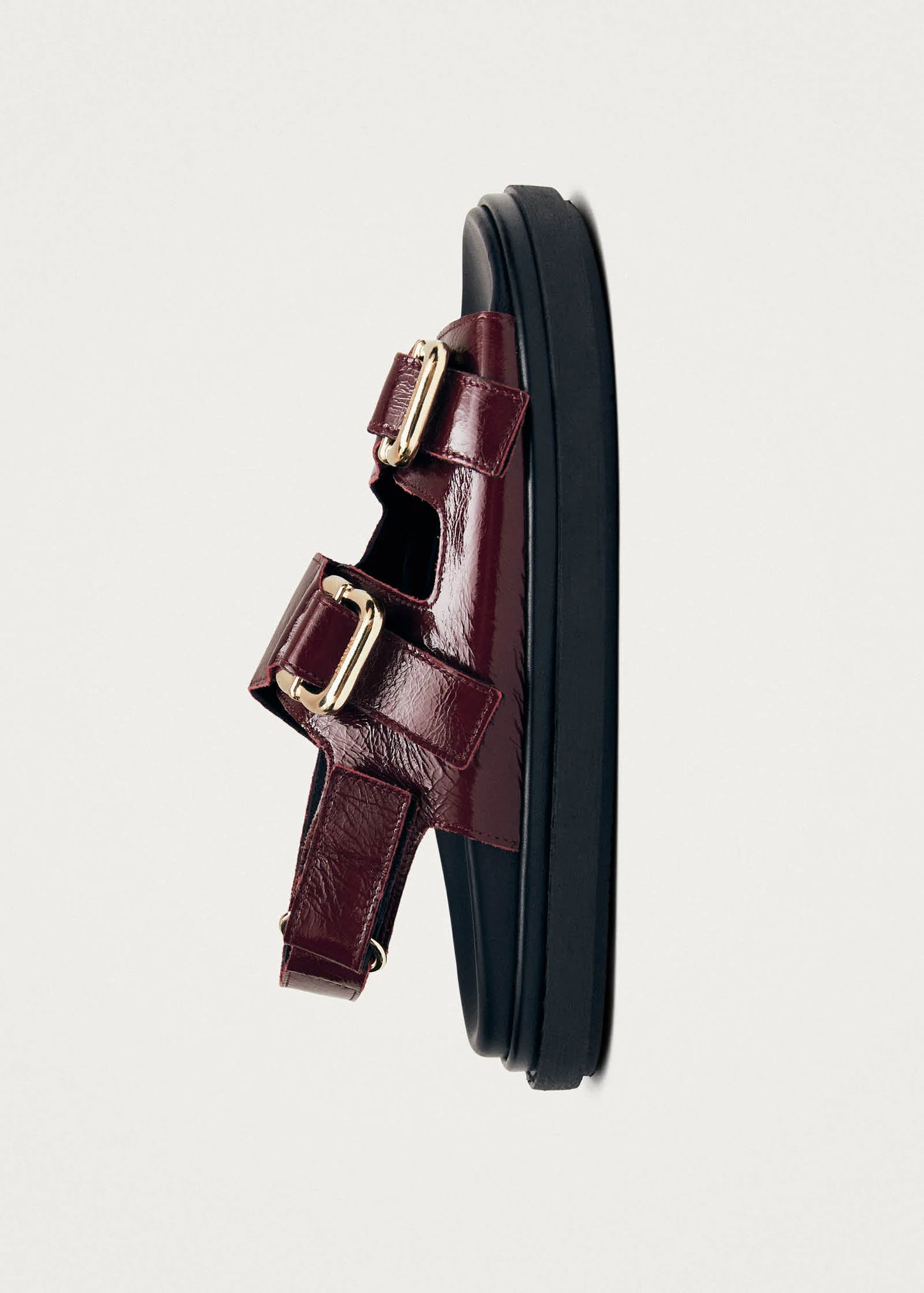 alohas harper patent leather sandals