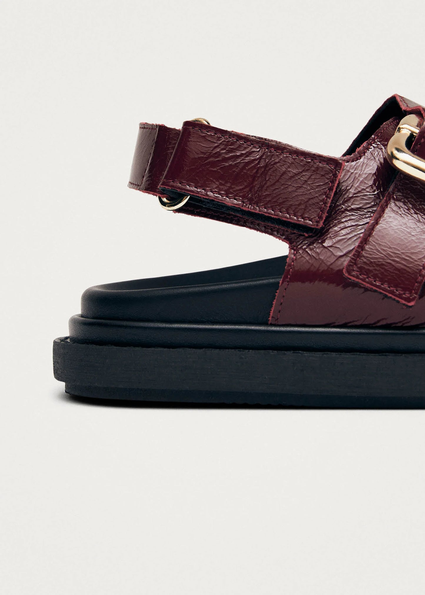 alohas harper patent leather sandals