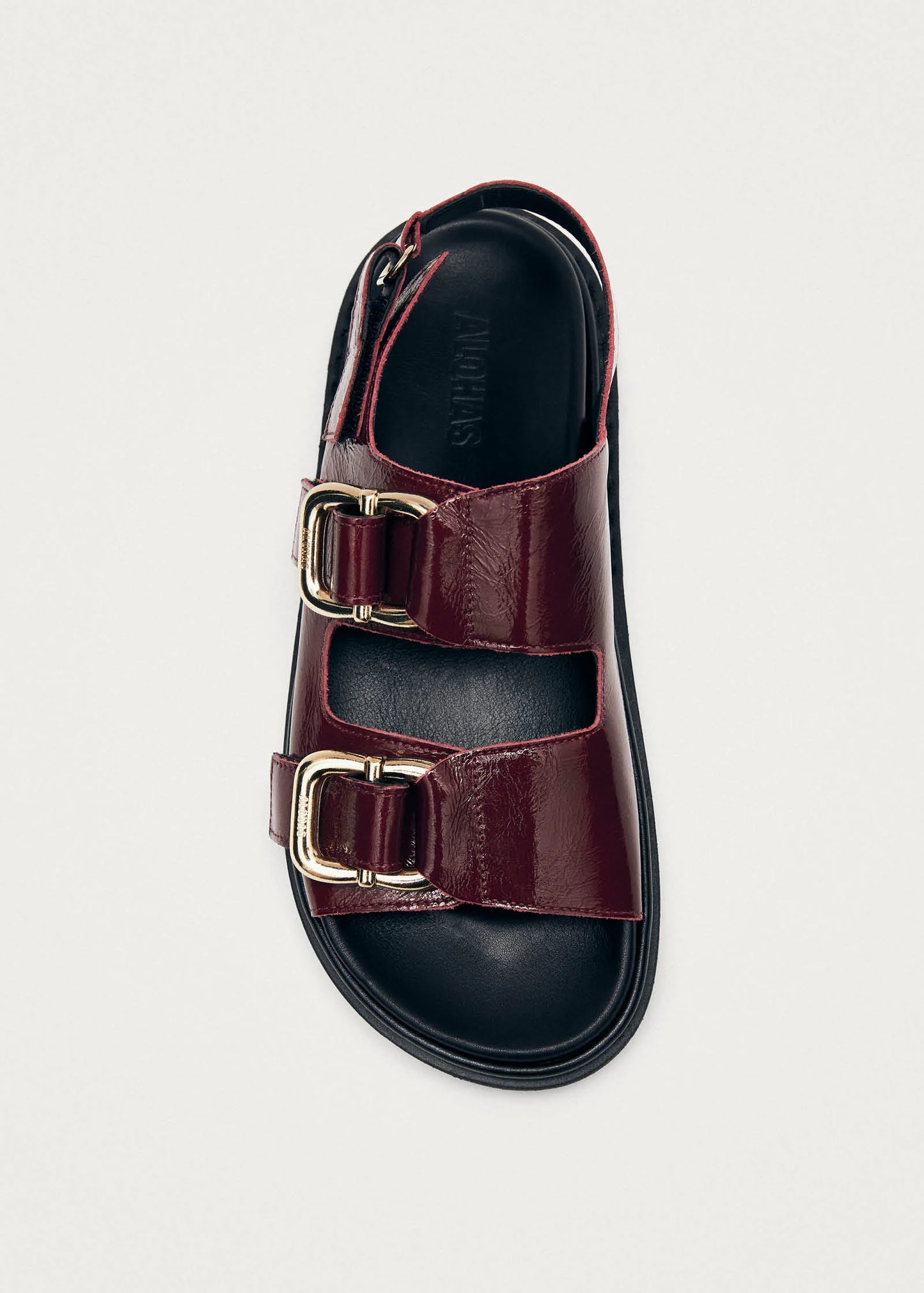 alohas harper patent leather sandals