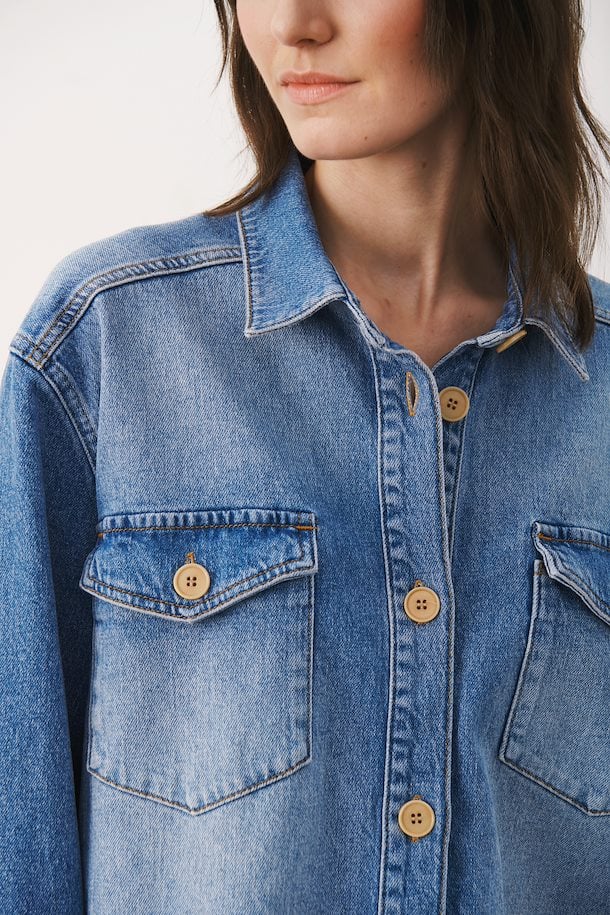 part two berra denim shirt/jacket