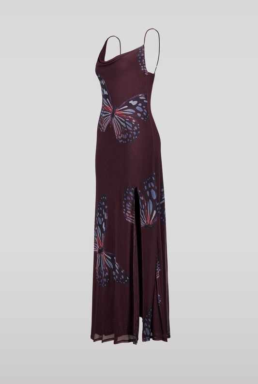 saemdi butterfly maxi dress