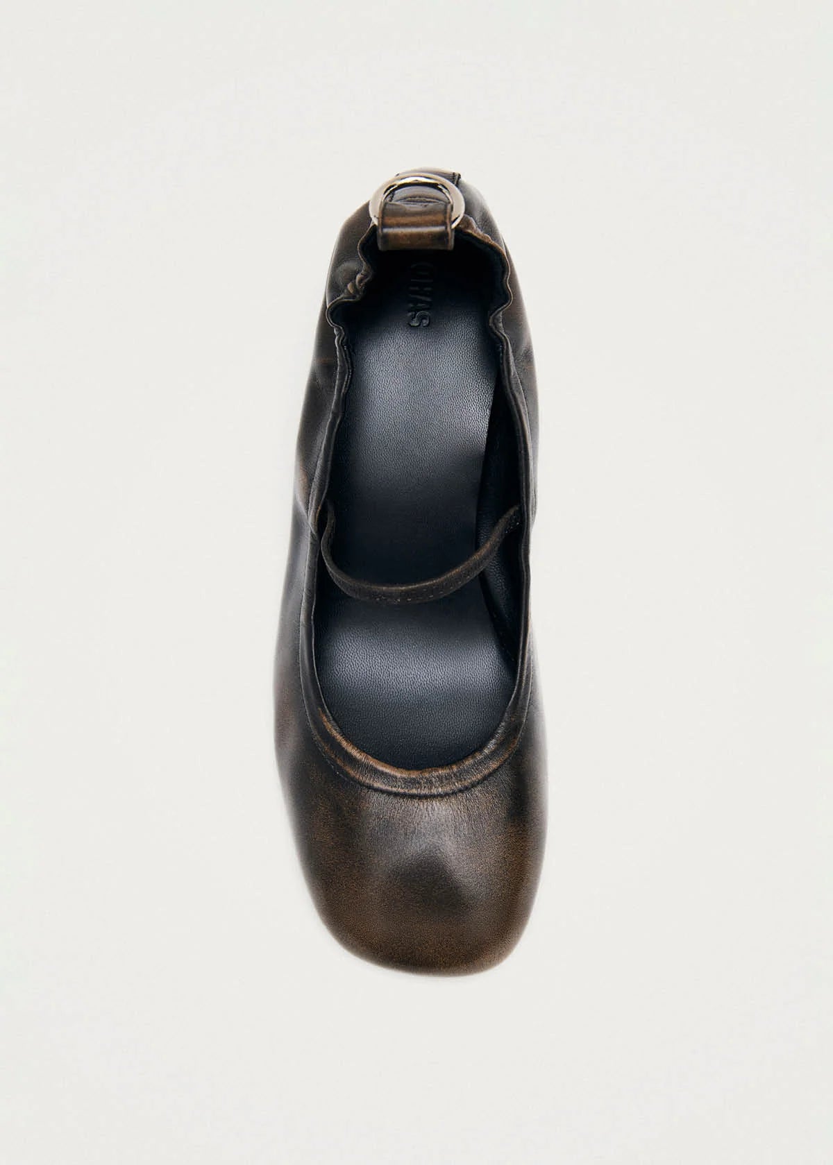alohas rhiane vintage effect leather pumps