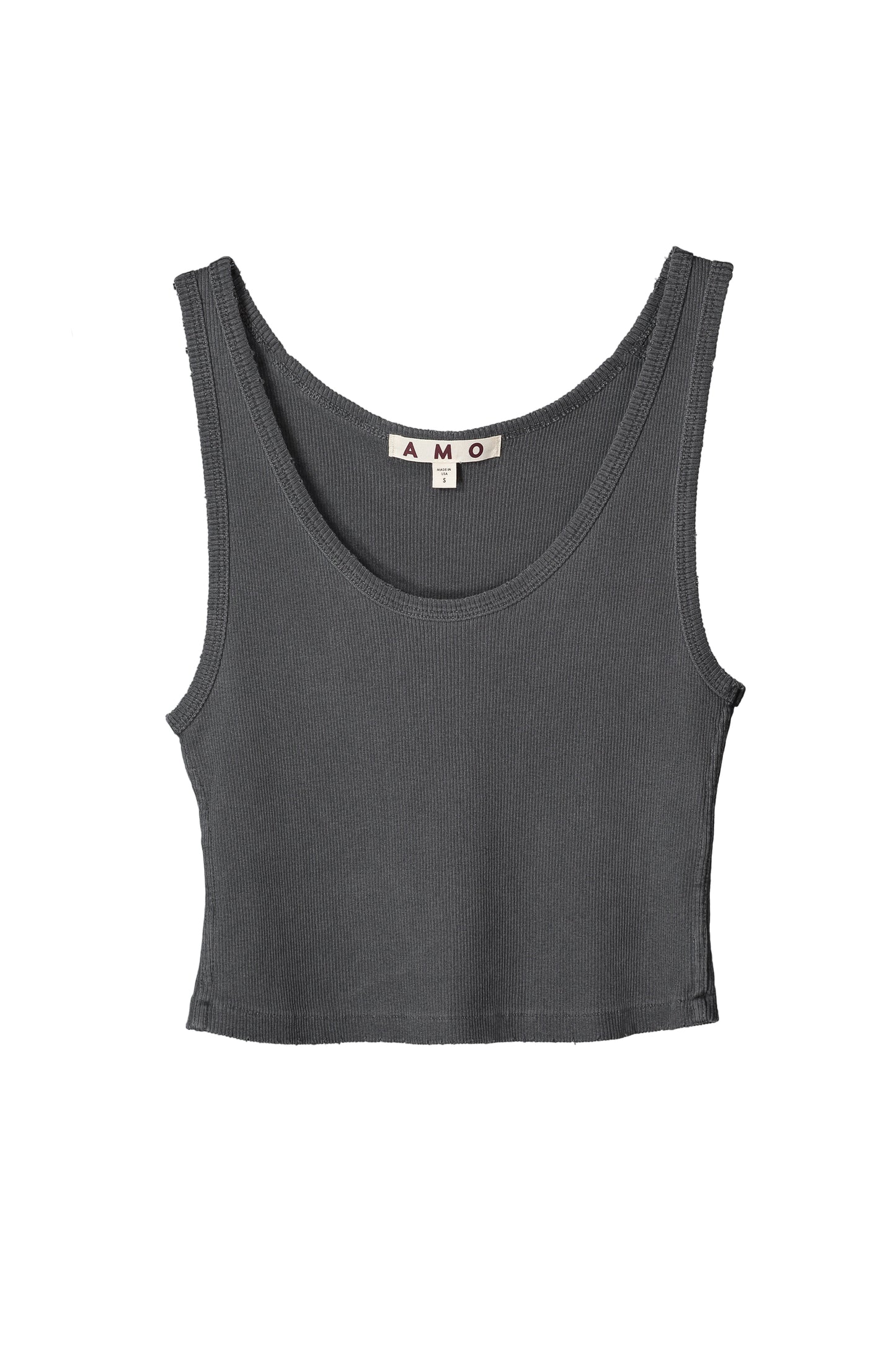 amo crop rib tank