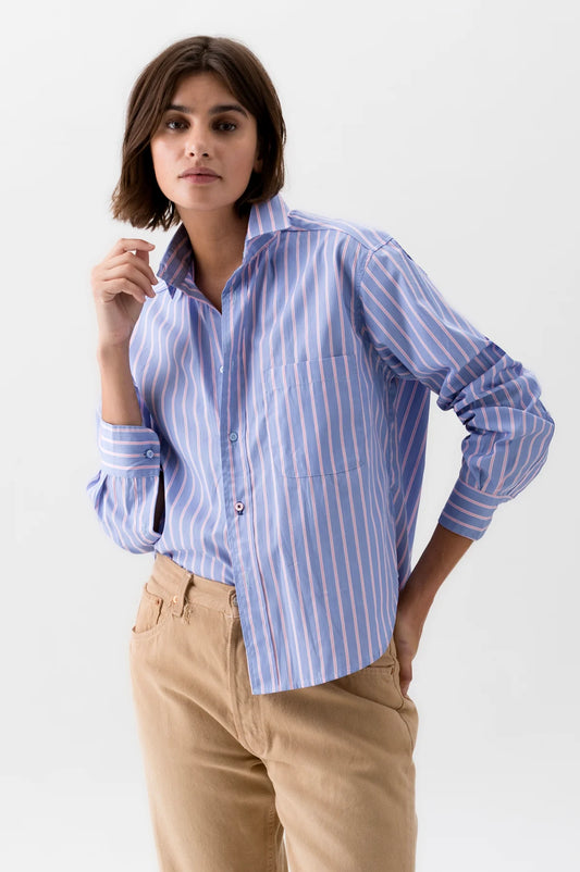 wearcisco crop shirt royale cotton