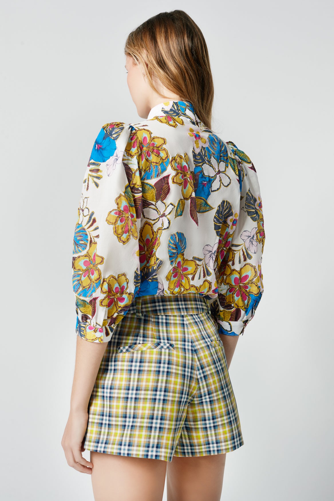 smythe pleated short